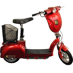 Electric Nomad 2 Wheel Mini Scooter Red