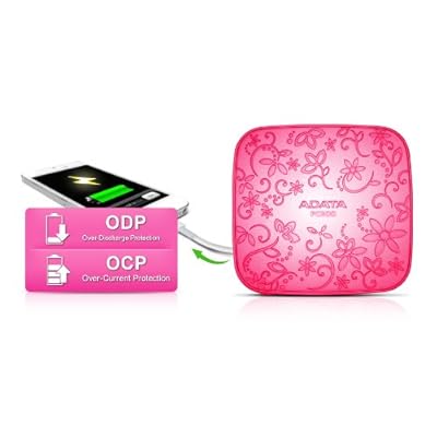 Adata PC500 5000mAH Power Bank (Pink)