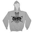 AT ALL COST - Snake - Gray Zip-Up Hoodie
