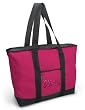 Ole Miss Pink Tote Bag University of Mississippi - For Travel or Beach Best Unique Gift Ideas for Her, Women, or Ladies