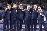 Women's Gymnastics Olympic Team, Art Poster by John Mottern