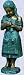 Melissa and the Messanger bird Statue home garden New