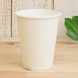 ペーパーカップ　１２オンス　本体50P　ホワイト　412W