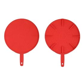 Buy Dexas Silicone Splatter Screen, Red