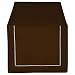 Fieldcrest� Luxury Hemstitch Table Runner - Brown