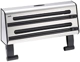 EMSA CONTURA 504180 3-fach Schneidabroller, Edelstahl