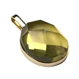 Caribbean Amber Collection and 14K Gold Faceted Oval Pendant