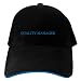 CAPS BLACK EMBROIDERY 