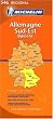 Michelin Germany Regional: Allemagne Sud-Est (Michelin Map)