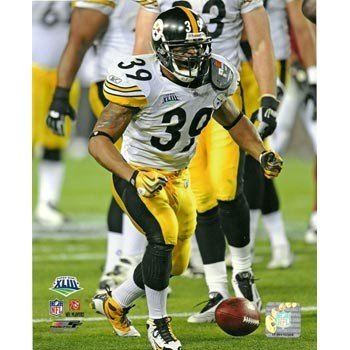 Willie Parker Steelers Super Bowl XL Intense 8x10 Photo