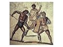 Gladiator Fight Giclee Poster Print, 12x16