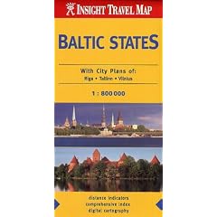 Baltic States Insight Travel Map