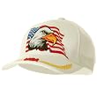 Flag Caps-White USA W31S56C
