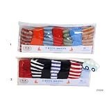 Sous-vêtements pour garçon - slips en coton à motif, dans emballage-cadeau (lot de 7)