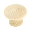 Amerock Unfinished Wood Knobs 4-pk. - Birch (1.25")