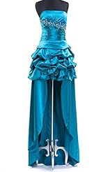 Strapless Bubble Dress Short Winter Gathered Beaded Satin Corset   Waistline Evening Dress/Homecoming Dress/Bridesmaid Dress/Pageant Dress/Prom Dress/Quinceanera Dress/Party Dress 