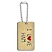 I Love Ham Written on Paper Wood Wooden Rectangle Key Chain