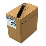 GBC CombBind Binding Spines, 1-0.5-Inch Spine Diameter, Black, 320 Sheet Capacity, 100 Spines (4200010)