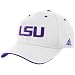 adidas LSU Tigers White Basic Logo Flex Fit Hat