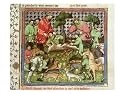 Cutting up a Dead Stag, from a Book by Gaston Phebus De Foix Art Giclee Poster Print by French School, 24x18