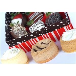 3 Mini Cheesecakes with 1 2 Dozen Berries by 