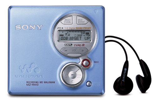 Childrens Toyshop  Electronics : Sony MZ-R410 Blue MiniDisc Walkman