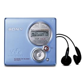 Sony MZ-R410 Blue MiniDisc Walkman