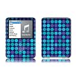 Dots Indigo Design Protective Decal Skin Sticker for Apple iPod nano 3G (3rd Generation) 4GB/ 8GB Player