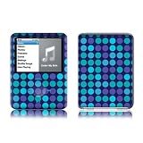 Dots Indigo Design Protective Decal Skin Sticker for Apple iPod nano 3G (3rd Generation) 4GB/ 8GB Player