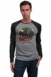 Billabong Men's Bob Marley Get Up Stand Up Long Sleeve Shirt MT4BSGET-DGR-Medium
