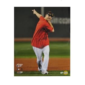 Autographed Jonathan Papelbon Dance 16x20 Unframed. MLB Authenticated.