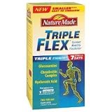Nature Made® TripleFlex Glucosamine, Chondroitin Complex, MSM/Hyaluronic Acid, 150 Caps each (Pack of 3)