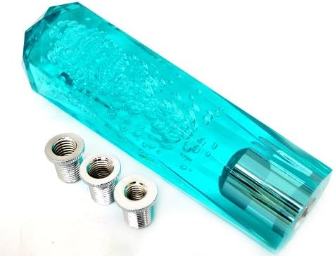 Universal JDM VIP 150mm Transparent Green Diamond Bubble Shift Knob