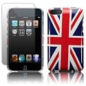 IPOD TOUCH 3RD GENERATION BACK COVER CASE UNION JACK 8GB 16GB 32GB 64GB WITH SCREEN PROTECTOR PART OF THE QUBITS ACCESSORIES RANGE