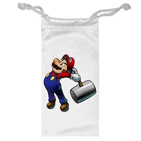 Jewelry Cellphone Sunglasses Bag of Super Mario with Hammer (Super Mario Bros.)