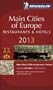 Michelin Red Guide Main Cities of Europe Resturants & Hotels 2013