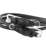 Buy 3 FT Digital Audio Optical TOSLink Cable Optic 3ft by SKQUE