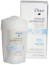 Dove Clinical Protection, Original Clean, 1.7 Ounce Stick (Pack of 2)