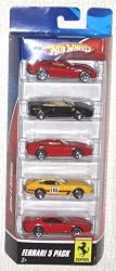 Hot Wheels FERRARI 5-Car Gift Pack 2009 Dealer Exclusive