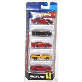 Hot Wheels FERRARI 5 Car Gift Pack 2009 Dealer Exclusive 1:64 Scale Die Cast Cars 4126cYdgXTL. SL500 AA280 Hot Wheels FERRARI 5 Car Gift Pack 2009 Dealer Exclusive 1:64 Scale Die Cast Cars