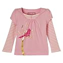 Infant Girls' Cherokee&reg; Long-sleeve Bird 2fer Top - Pink