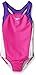 Speedo Little Girls' Infinity Splice 1Piece, Pink, 12
