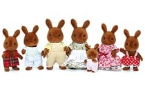Sylvanian Families Celebration Brown Rabbits Family