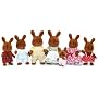 Sylvanian Families Celebration Brown Rabbits Family