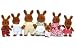 Sylvanian Families Celebration Brown Rabbits Family