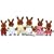 Sylvanian Families Celebration Brown Rabbits Family