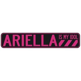 " ARIELLA IS MY IDOL " STREET SIGN