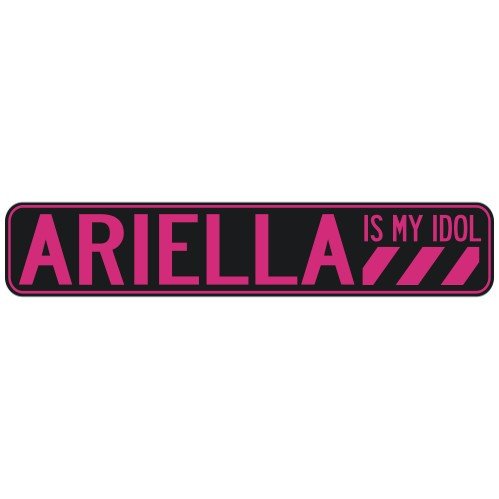 " ARIELLA IS MY IDOL " STREET SIGN