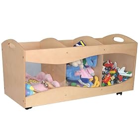 KidKraft See Thru Bins-Natural