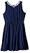 As U Wish Girls' Big S/L Dress with Lace Detail